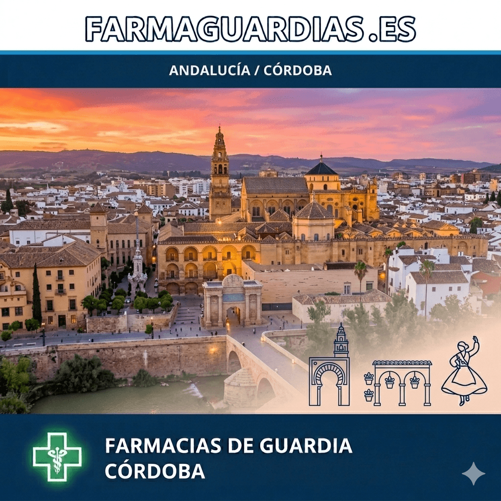 Farmacia de guardia en Córdoba, provincia de Córdoba